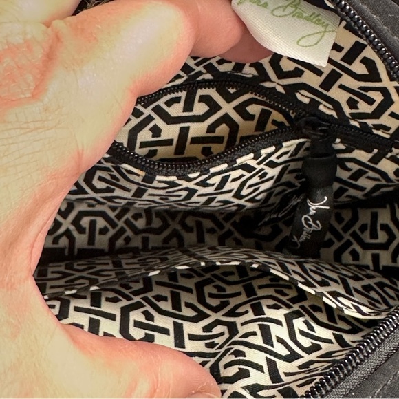 Vera Bradley Magnolia 7" round‎ purse, sequin, crossbody, sparkly - Picture 7 of 8